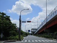 草加・八潮方面から298号下水処理センター(西)交差点1